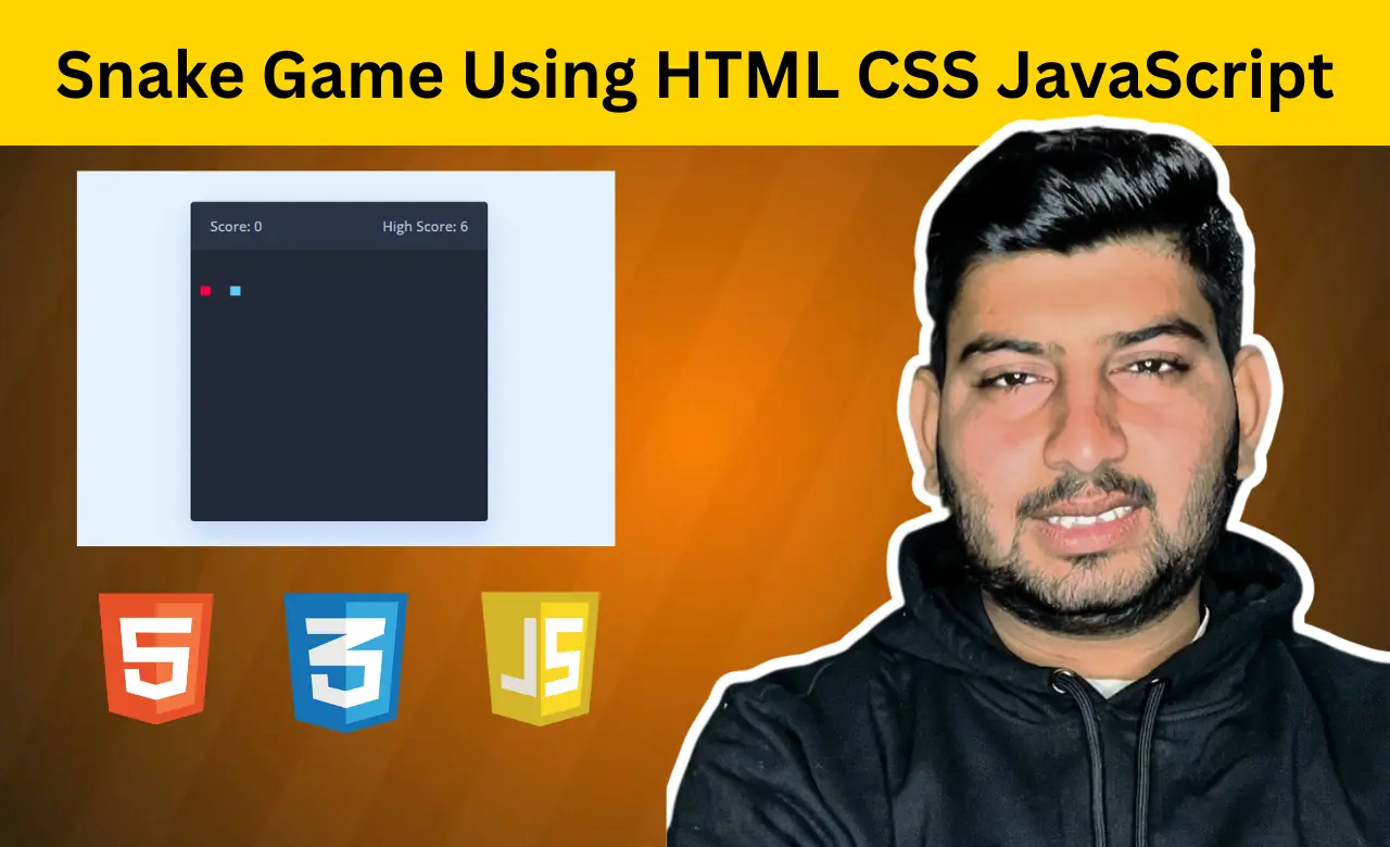 Snake Game Using HTML CSS JavaScript